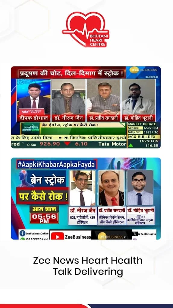 Dr. Bhutani on Zee Business Panel
